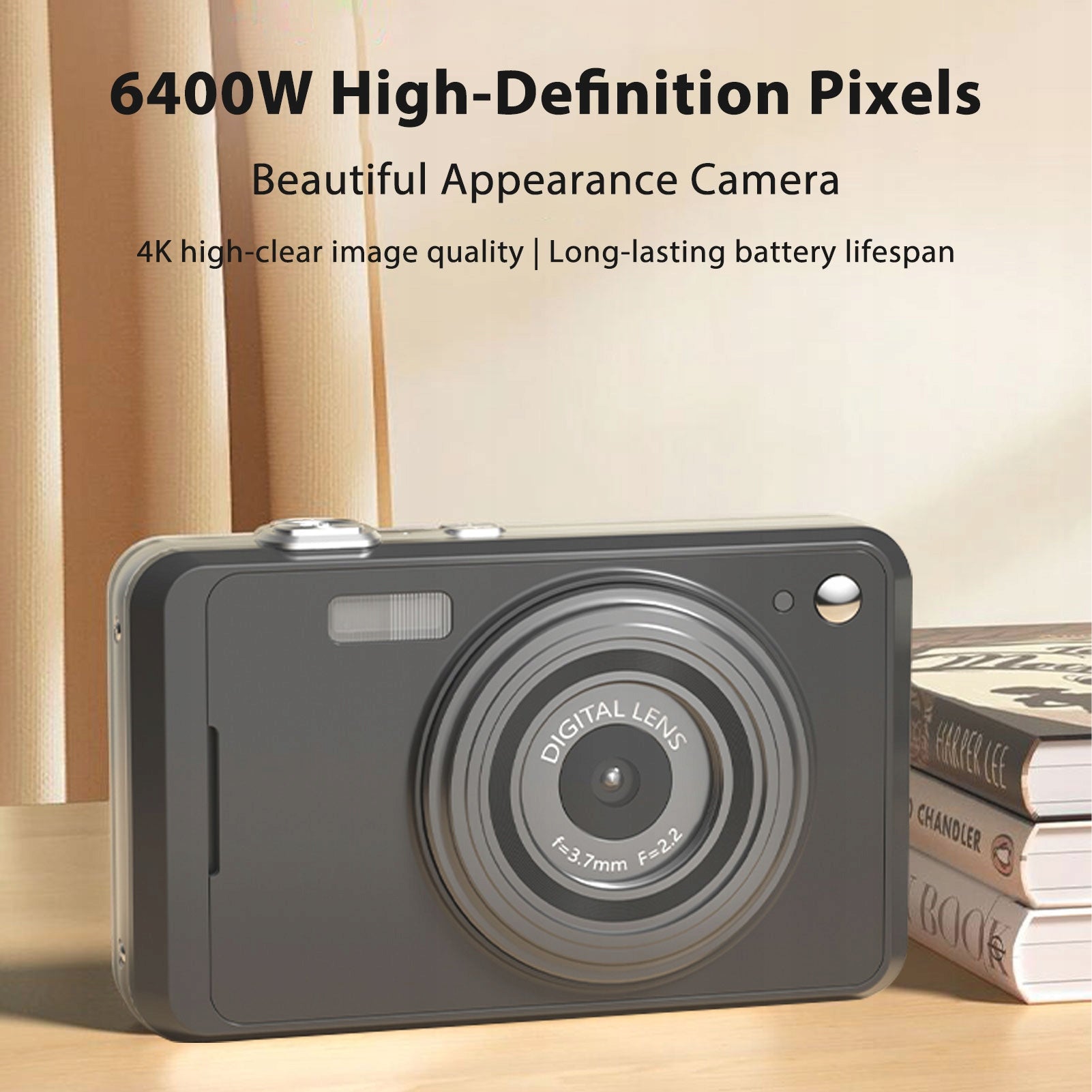 64MP Digital Camera 16x Zoom 4K Vilog Camera with 2,88" Screen for CL Brand no brand