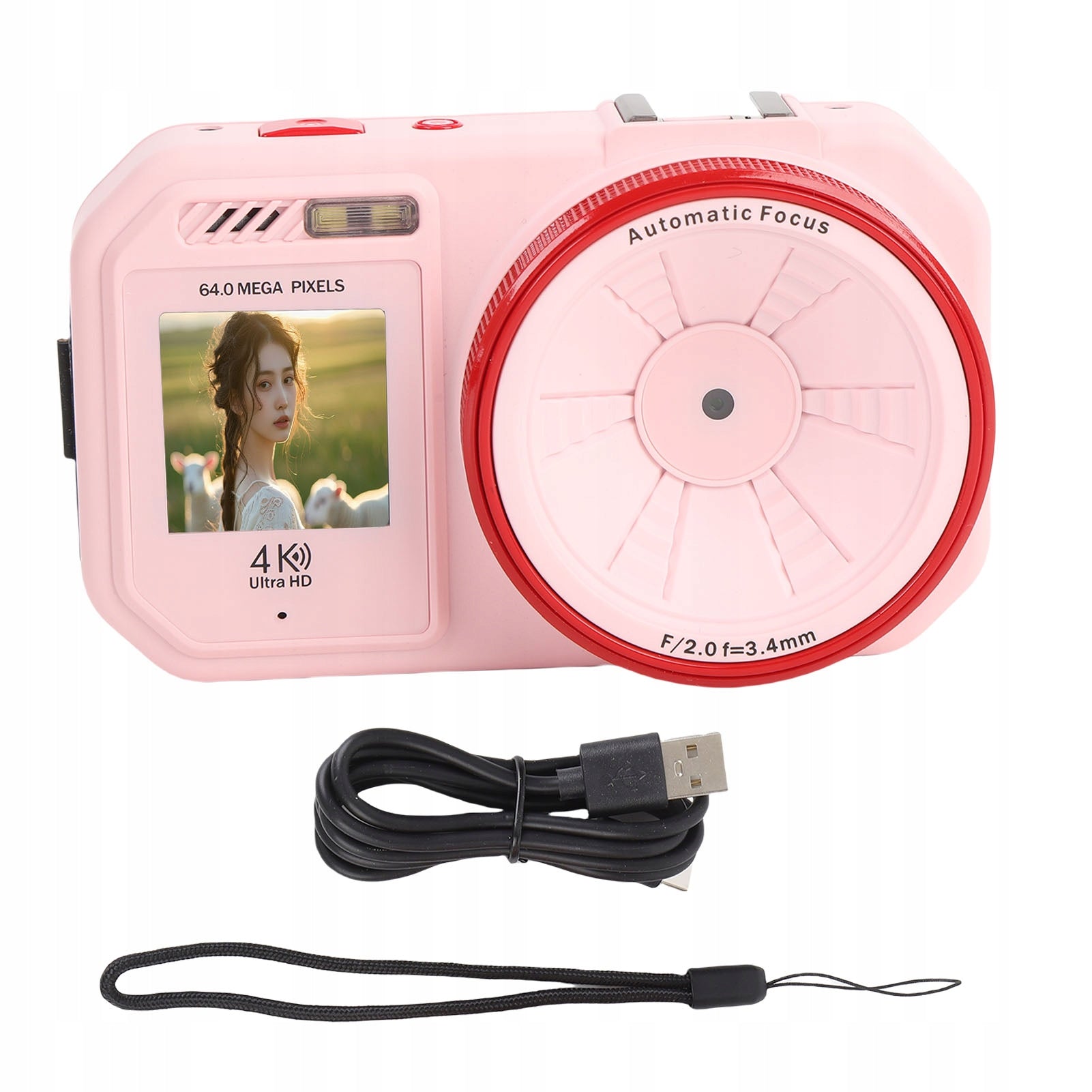 64MP Digital Camera High Resolution 2,8 Inch HD 18x FF Screen Model 9044HGOI