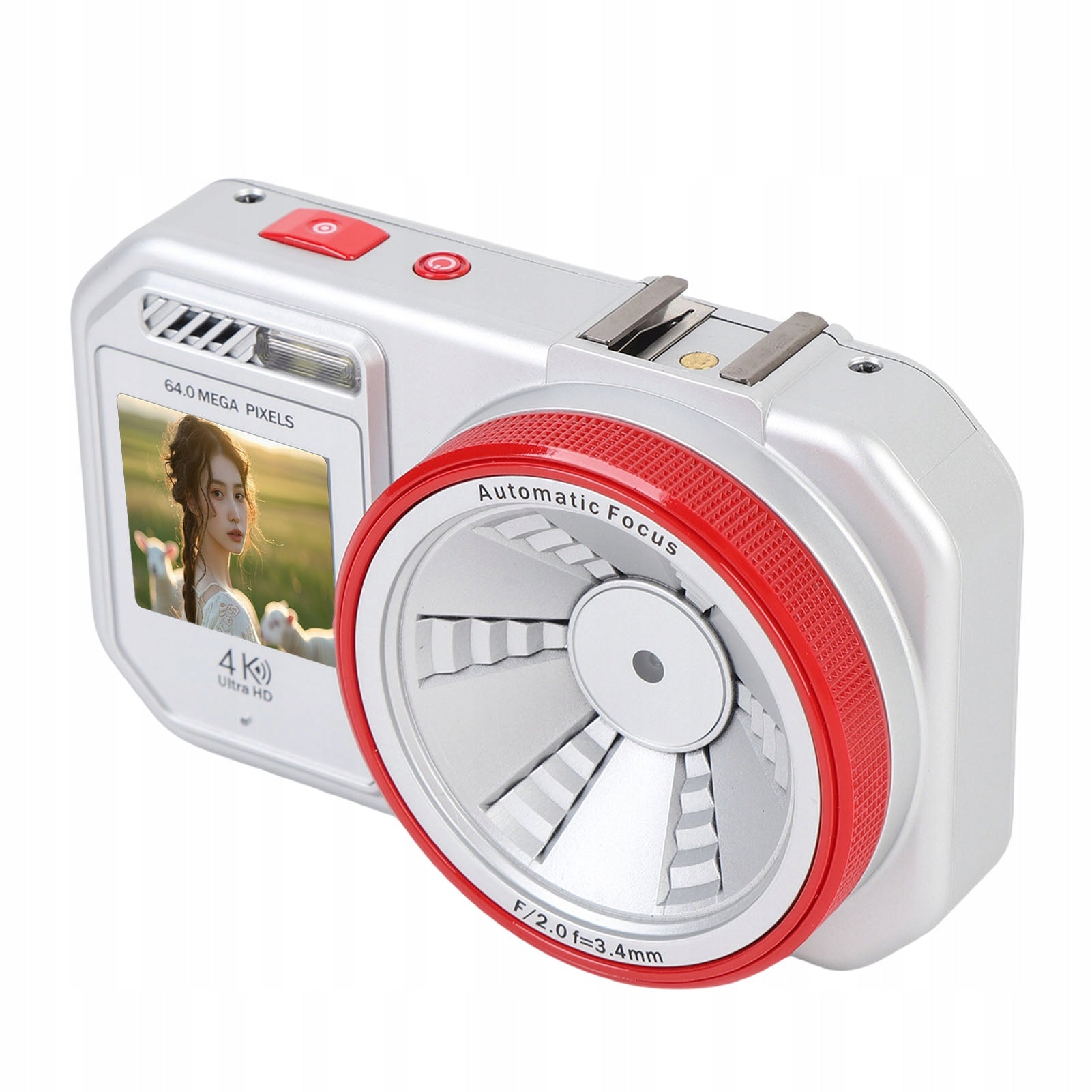 64MP Digital Camera High Resolution 2,8 Inch HD Screen 18x 6L Model 9074ZRXO