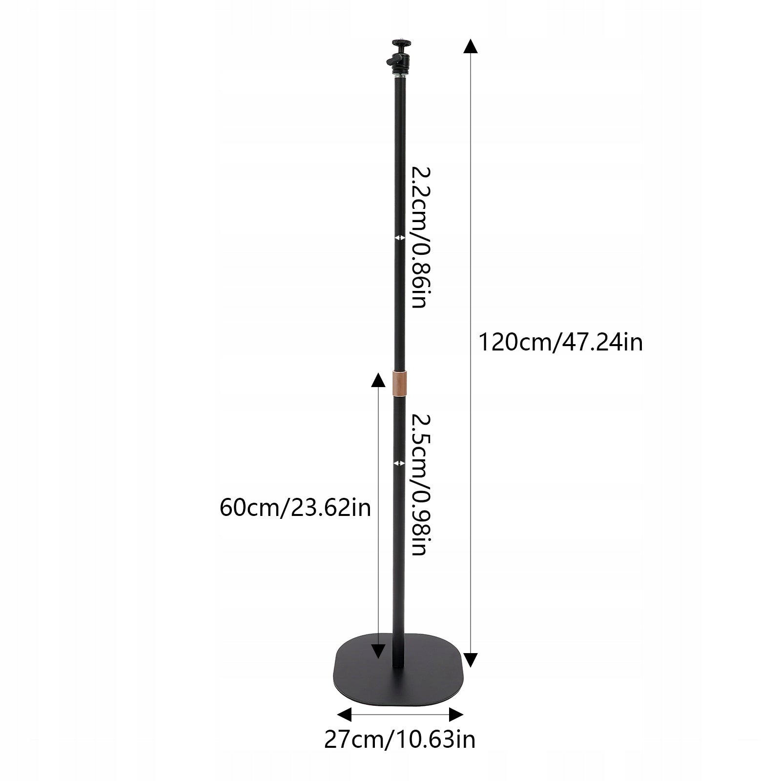 65-120CM PROJECTOR STAND MAX LOAD 3KG Manufacturer code 620024