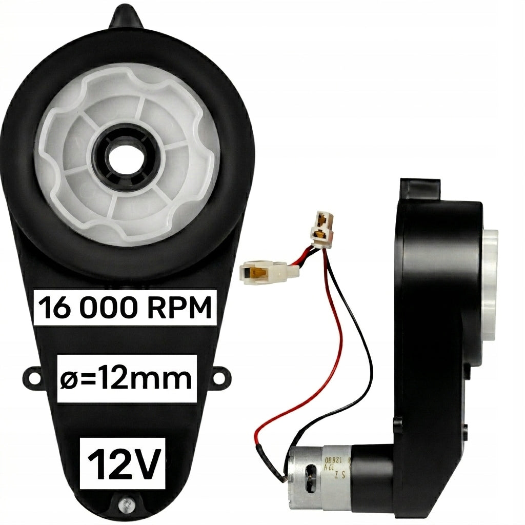 65W 12V 16000 RPM Battery Operated Vehicle Engine