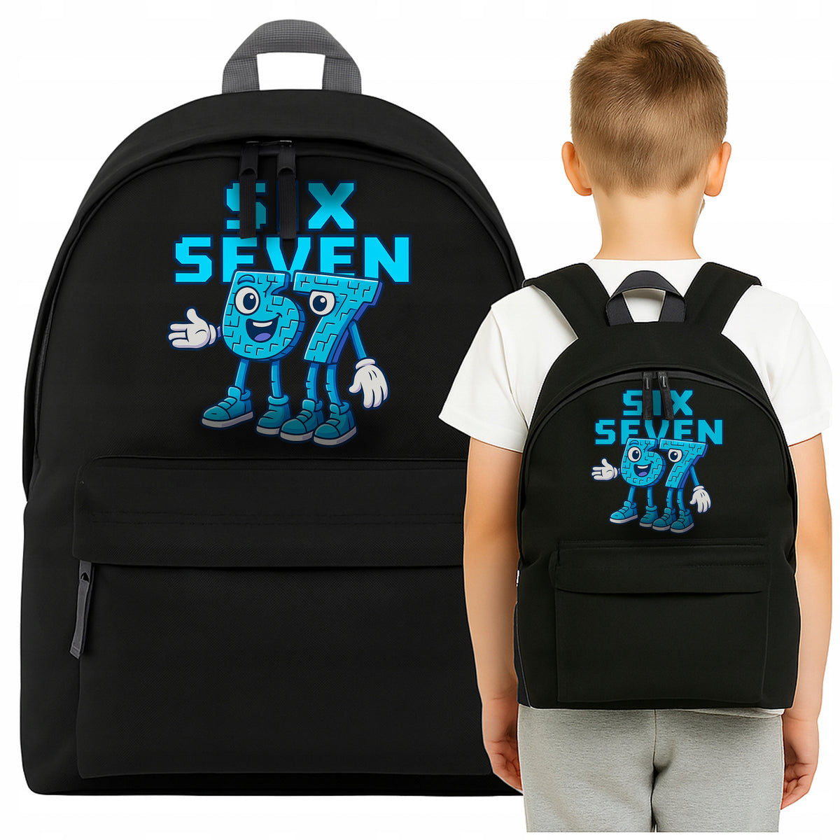 67 SIX SEVEN BRAINROT BACKPACK FOR SCHOOL