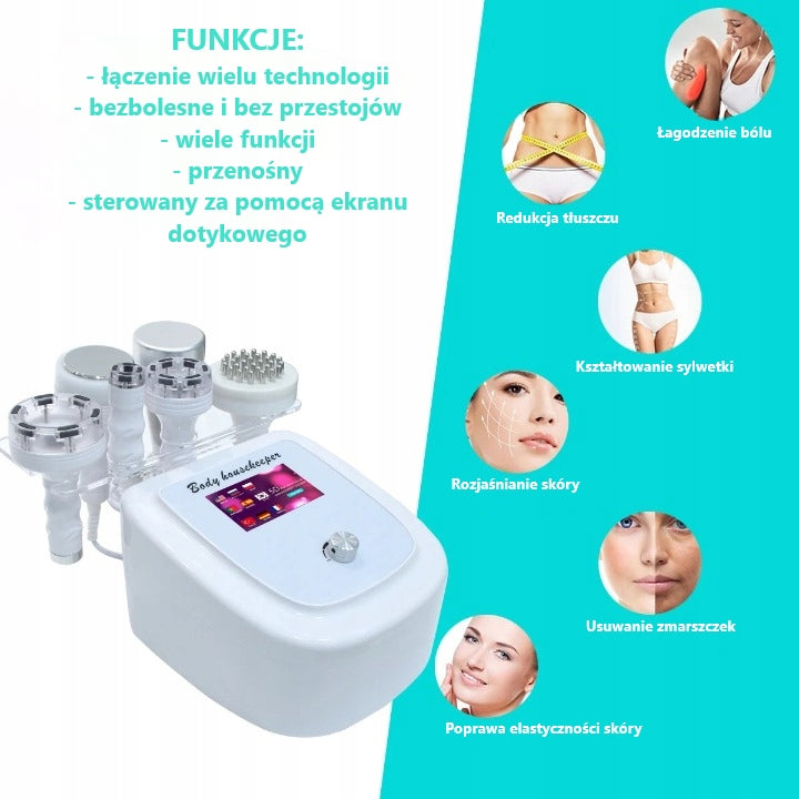 6IN1 VACUUM MASSAGER, CAVITATION, SLIMMING, SKIN CARE, SPA Batteries included no