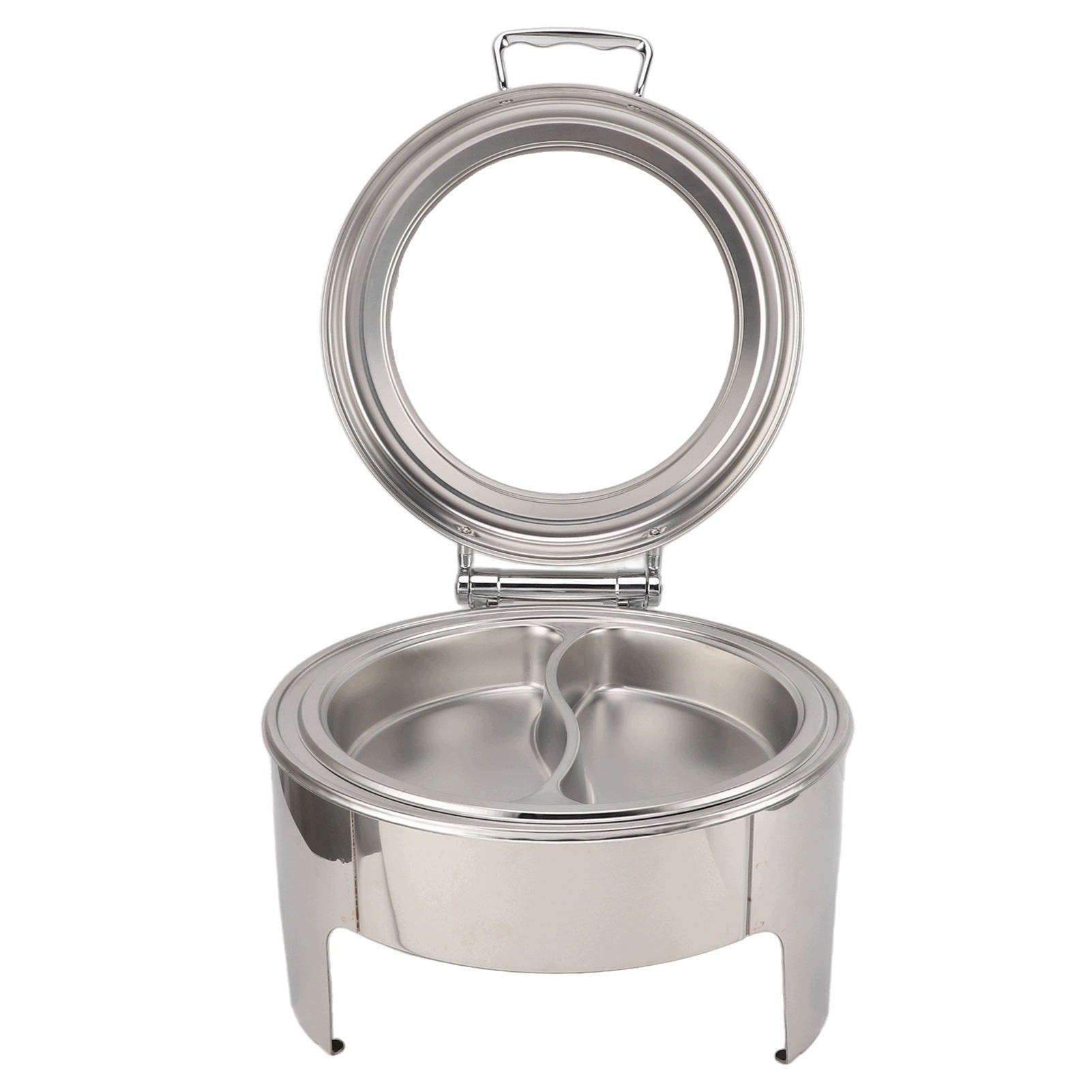 6L Stainless Steel Round Rubbing Dish with Visible BU Brand no brand