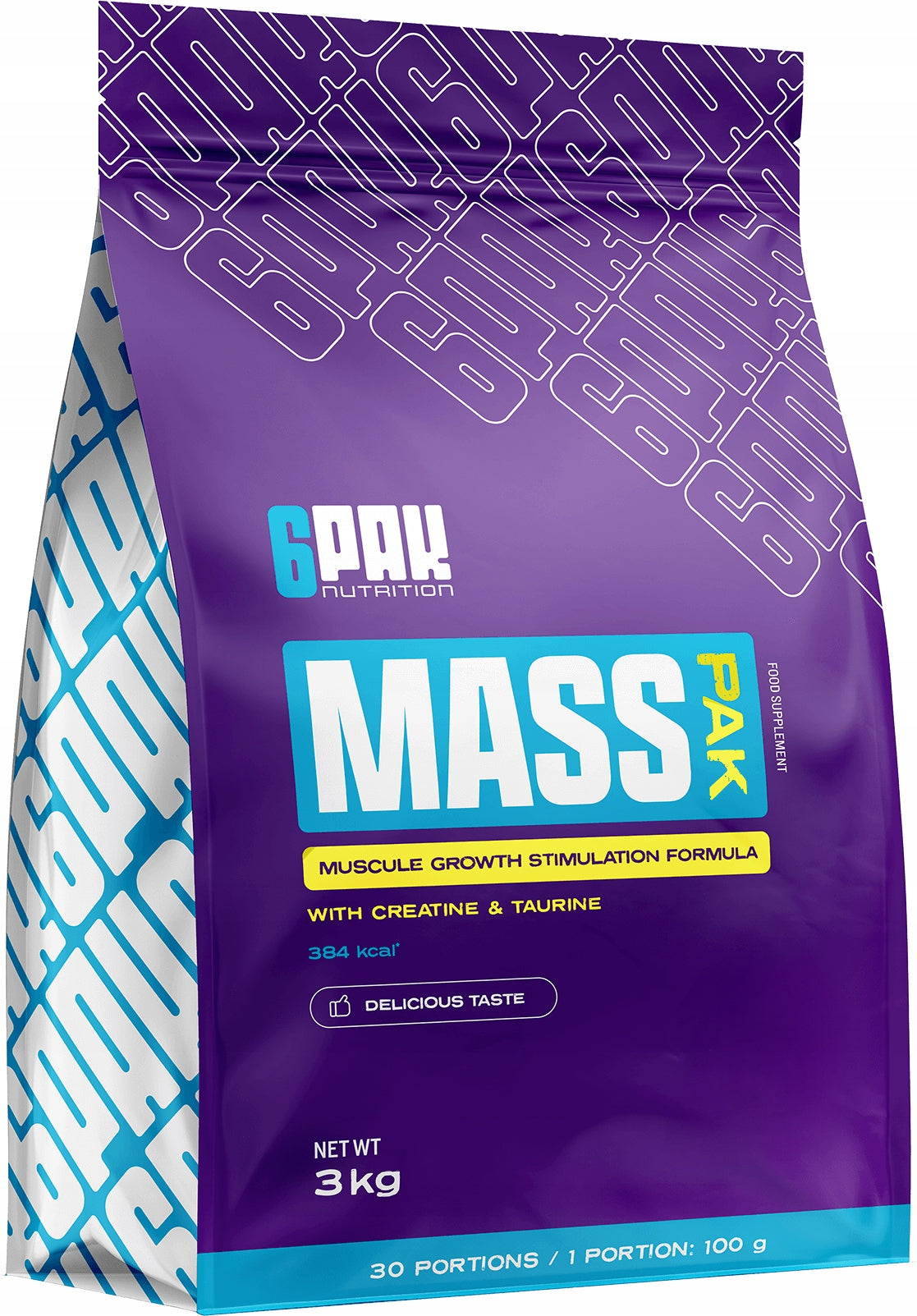 6PAK MASS Pak 3000 g Raspberry CREATINE TAURINE GLYCINE REGENERATION MASS Packaging status original