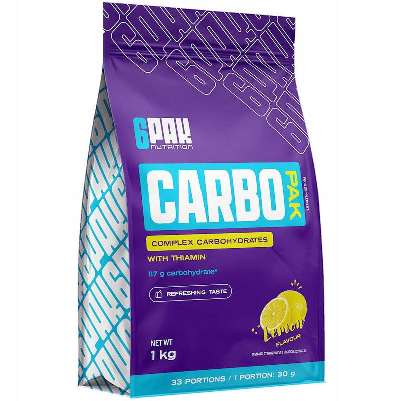 6PAK Nutrition Carbo Pak 1000g SIMPLE CARBOHYDRATES COMPLEX