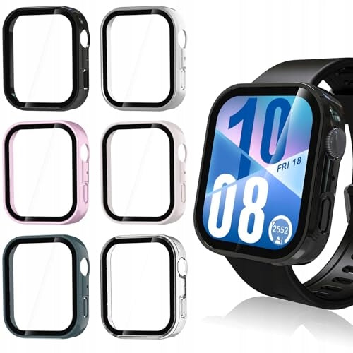 6PCS PC CASE COMPATIBLE WITH HUAWEI WATCH FIT 4 steel for home Brand no brand