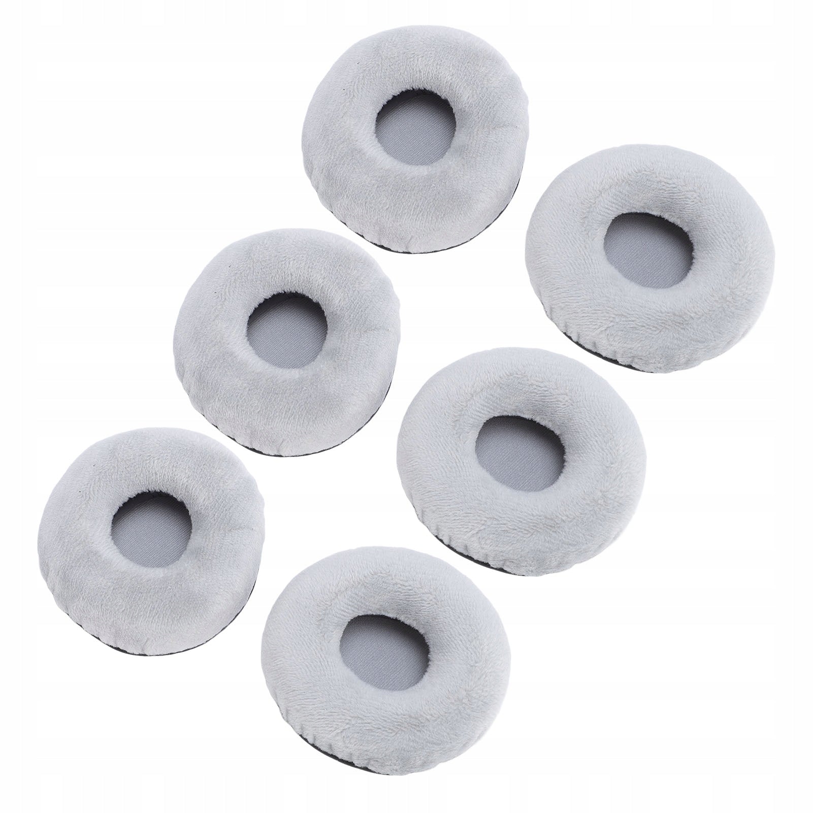 6PCS Velvet Ear Ears Replacement Cushions Comfort 60mm Universal EU Brand no brand