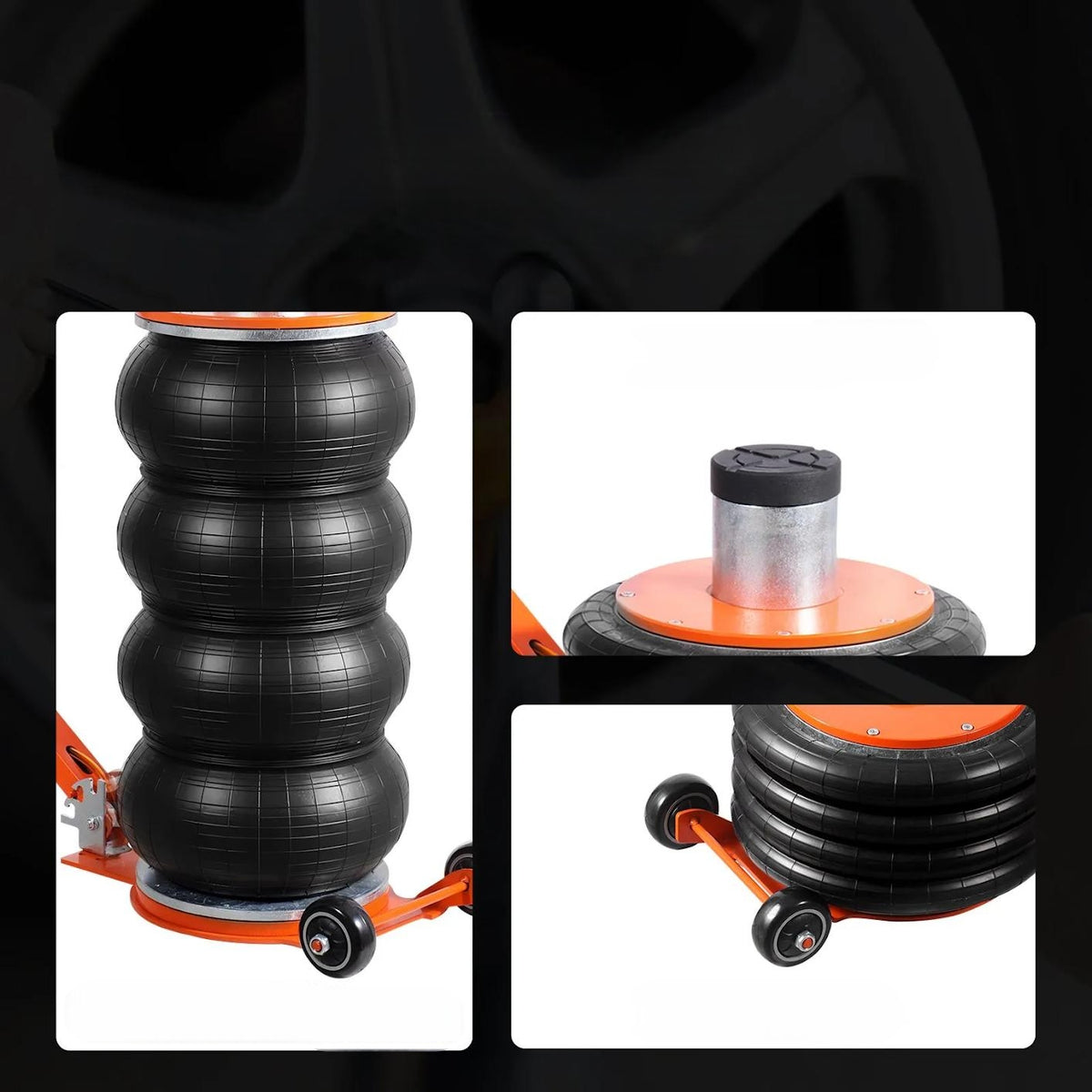6T 13000 lbs Snowman Pneumatic Lift for SUV and Workshop Car Minimum lifting height 170 mm