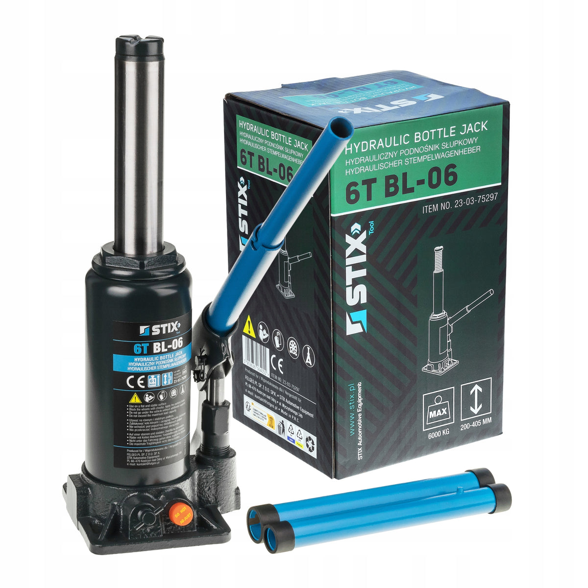 6T 200-405mm CAR BOTTLE HYDRAULIC BOTTLE LIFT BL-06