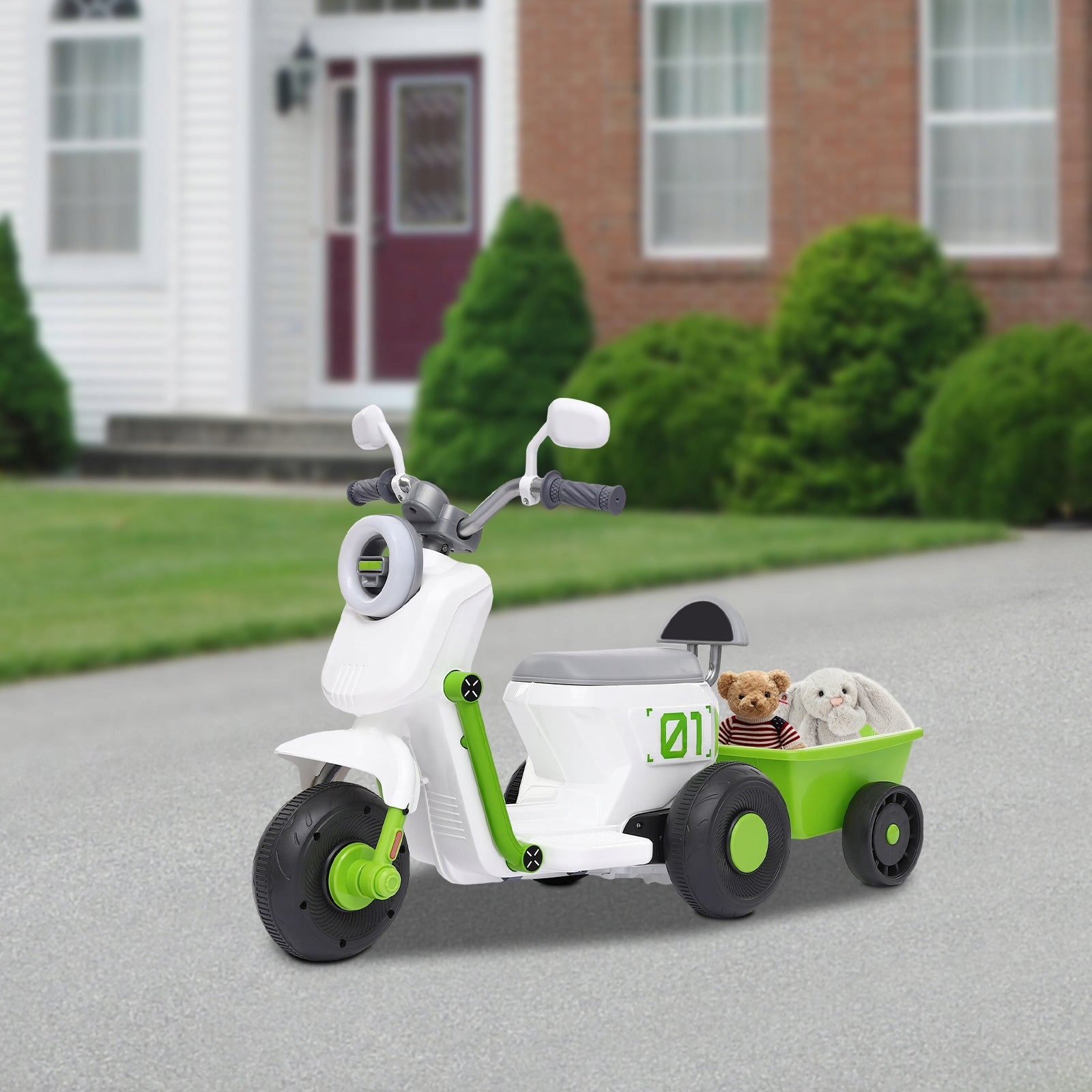 6V 4A Children's electric car with rear bucket Batteries included no