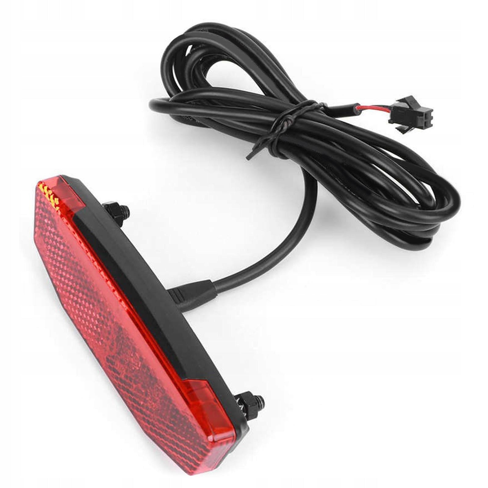 6V V Electric Bicycle Rear Light LED Bike Light E Bike Warning SM Connector Set contents lamp