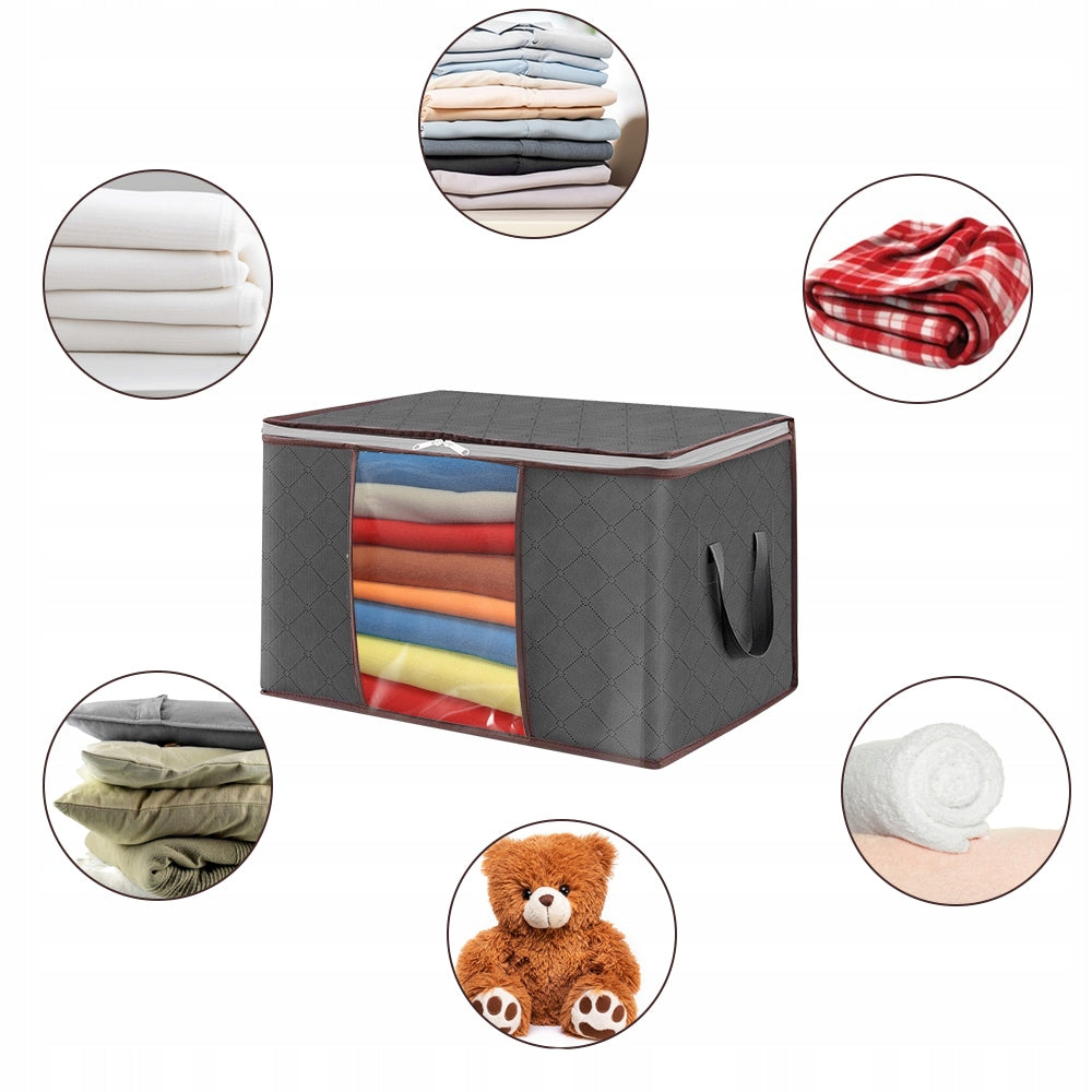 6X CLOSET ORGANIZER SHELVES DRAWERS FOR CLOTHES BEDDING CONTAINER 90L NEW Brand no brand