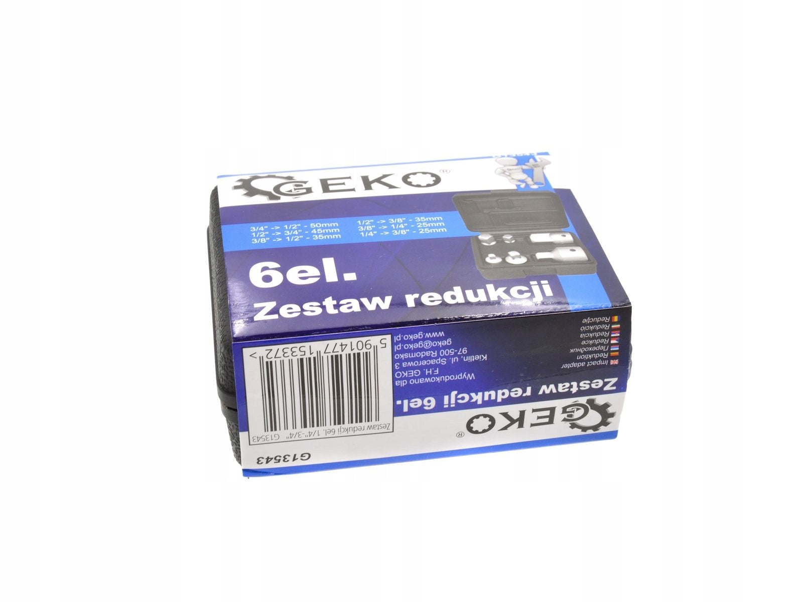 6el. 1/4"-3/4" reduction kit Brand Geko