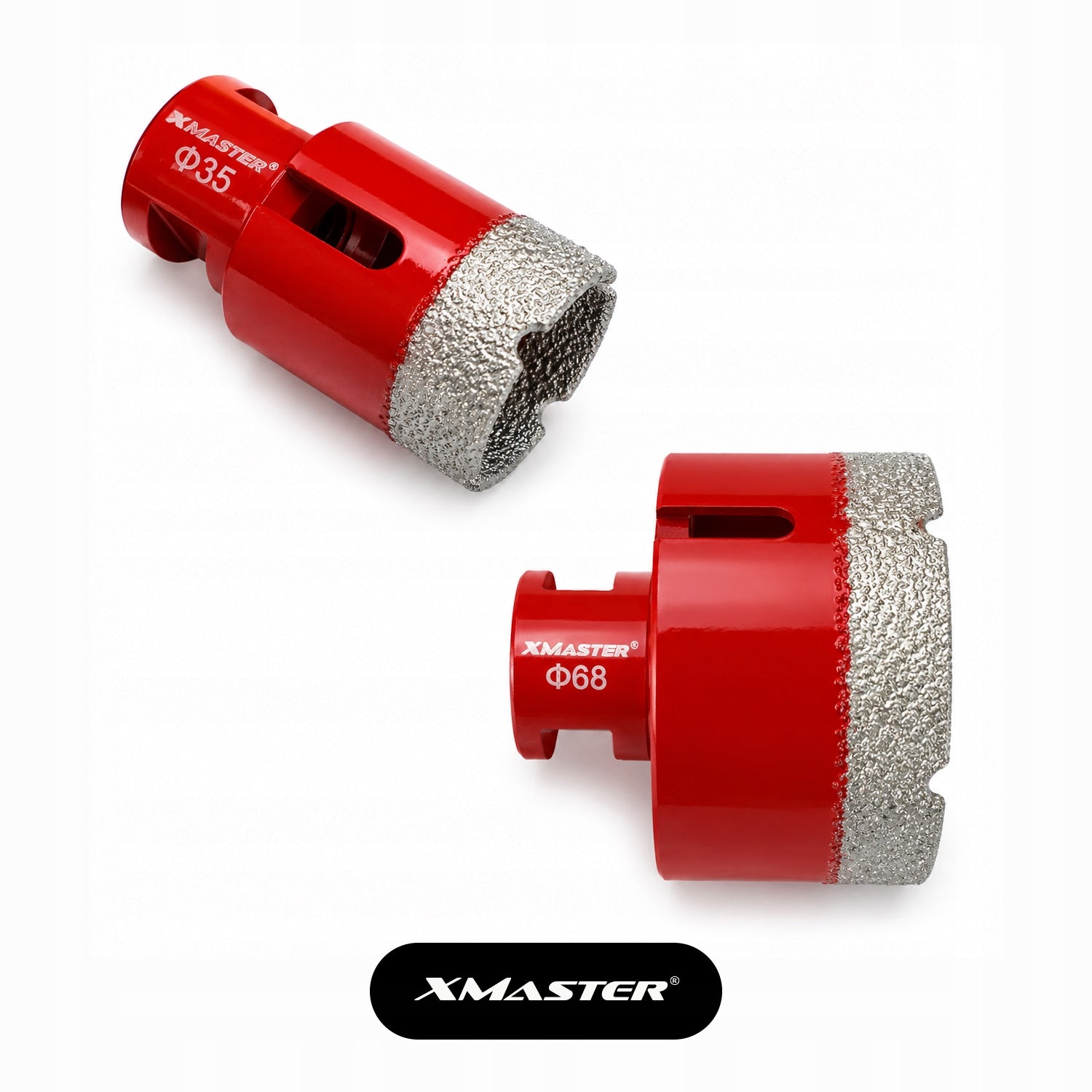 Deimantinės grąžtai keramikai M14, 6, 8, 10, 35, 68 mm su adapteriu