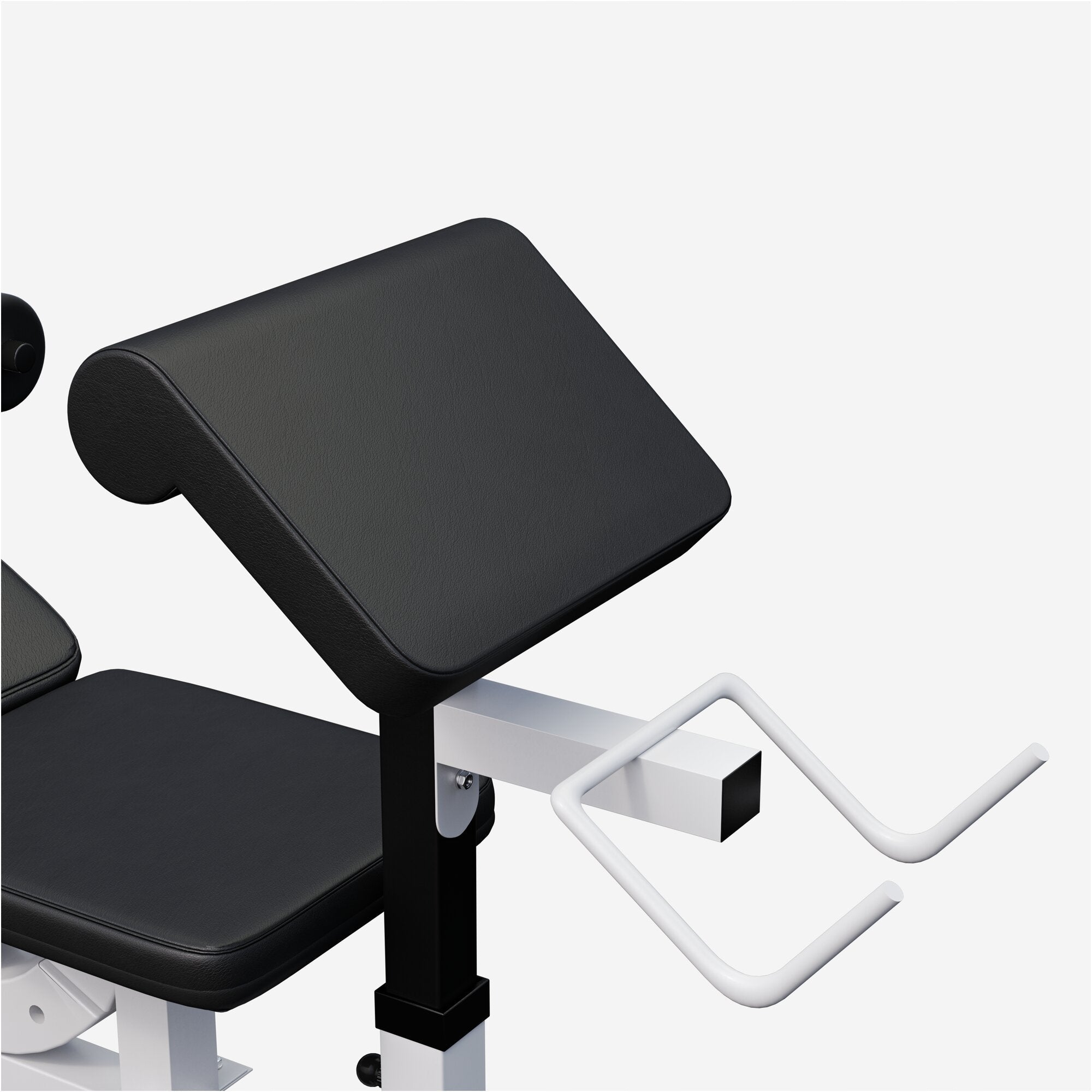 6in1 White Extrusion Bench + 2 Adjustable Cast Iron Barbells 130kg Manufacturer code TZ-100115-Z130KG