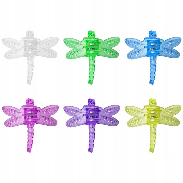 6pcs DECORATIVE CLIP DRAGONFLY CLIP FASTENING SUPPORTS AND STEMS OF ORCHID PLANTS Product weight with unit packaging 0.01 kg