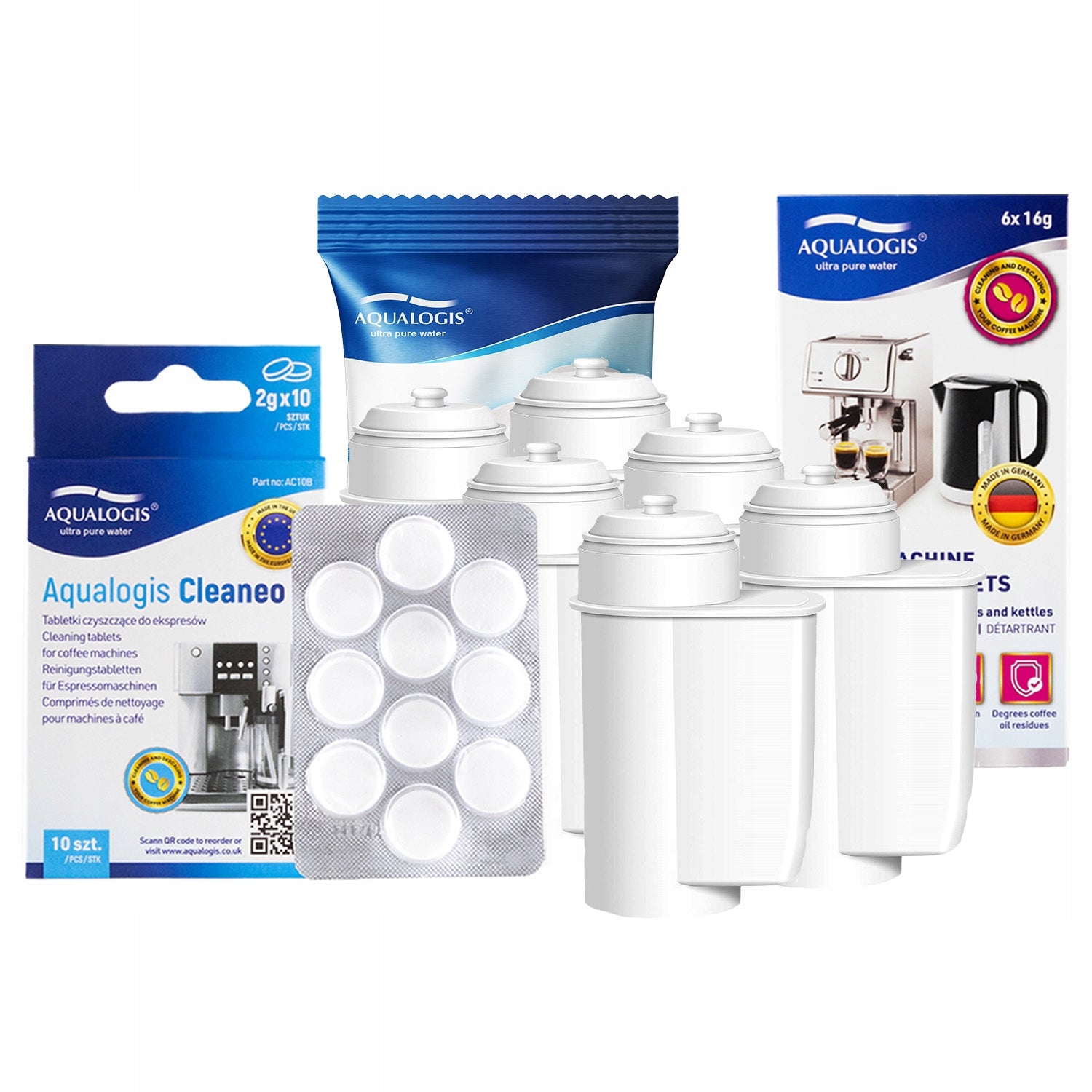 6x Filter For Siemens AL-Inte Machine + Descaler + Tablets
