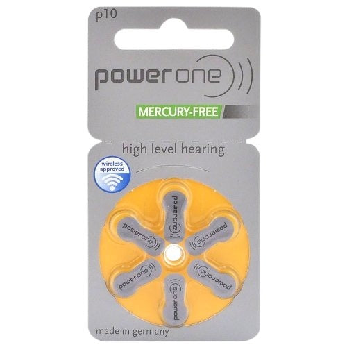 6x Hearing Aid Batteries 10 PR70 p10 Power One Varta 10- Sale!