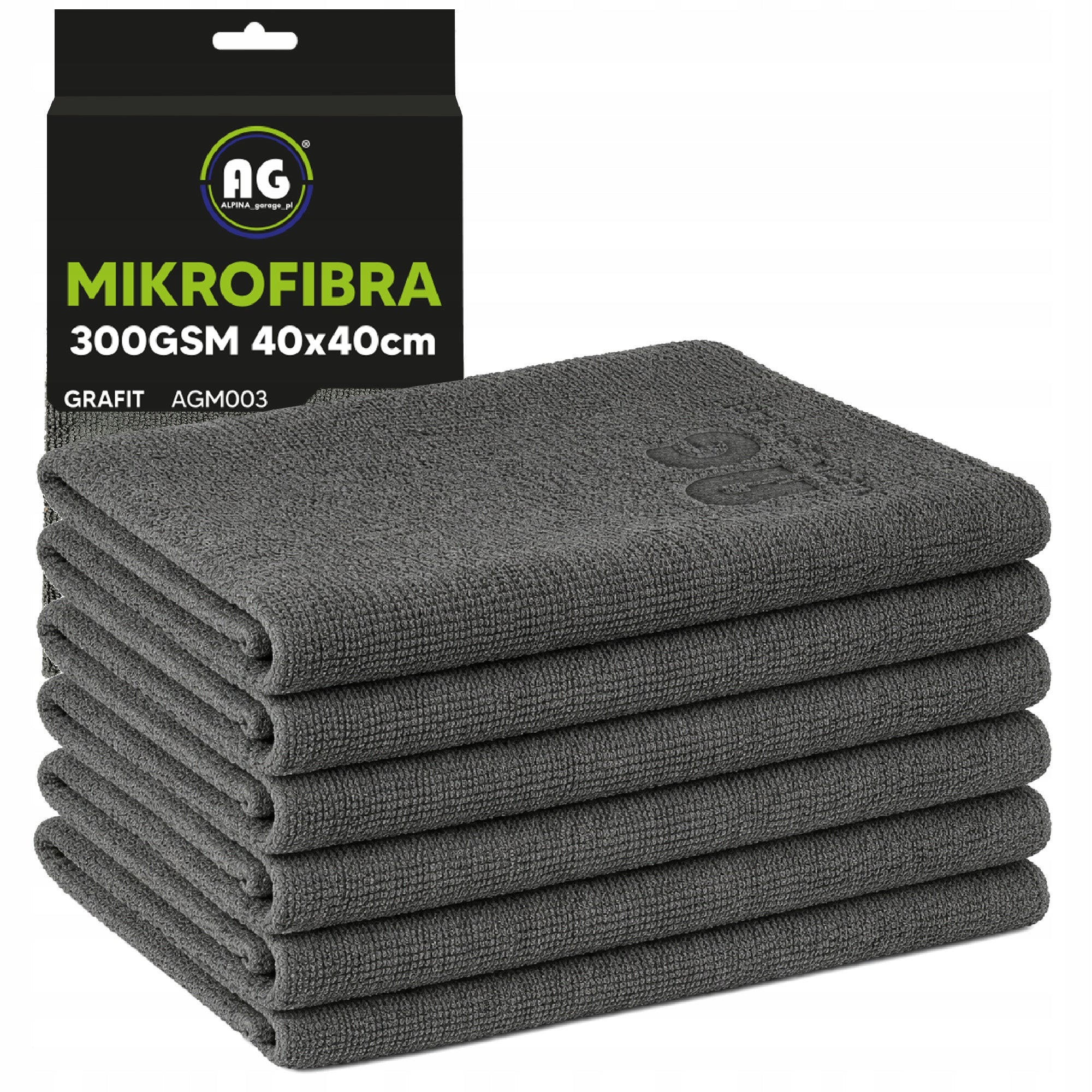 6x Microfiber Towel 40x40 For Dehumidifying Polishing Thick 300g Towels