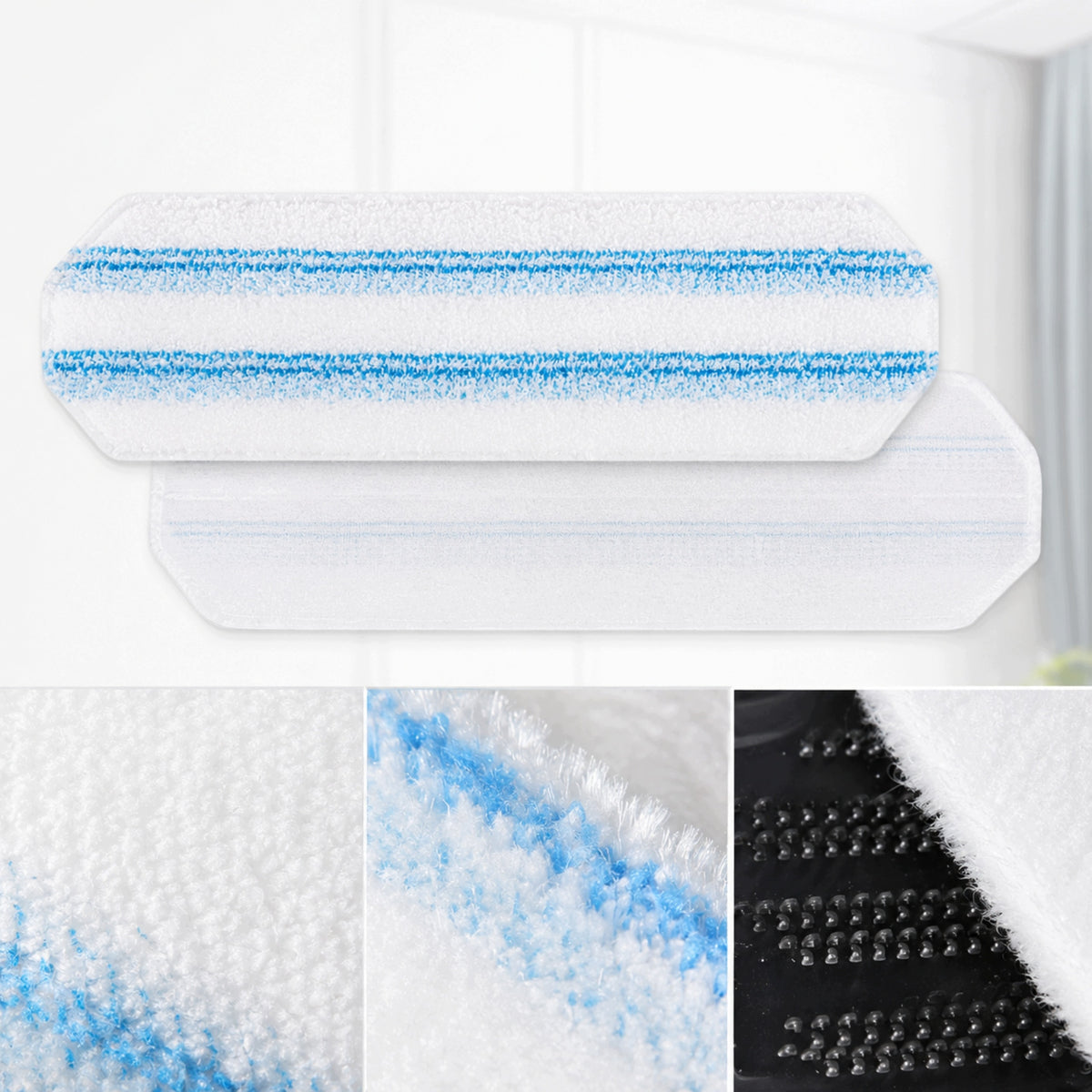 6x REFILL MICROFIBER COVER FOR VILEDA H2prO EXTRA MOP Manufacturer code 4048535801163