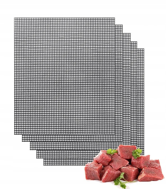 6x TEFLON GRILL NET MAT OVEN BAKING RAT FOR FISH MEAT EAN (GTIN) 5904610816547