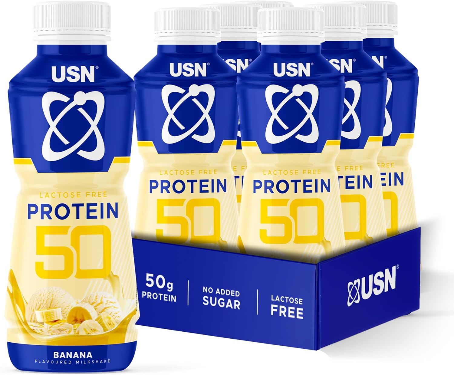 6x USN Protein Trust Fuel 50g Protein 500ml Protein Drink High