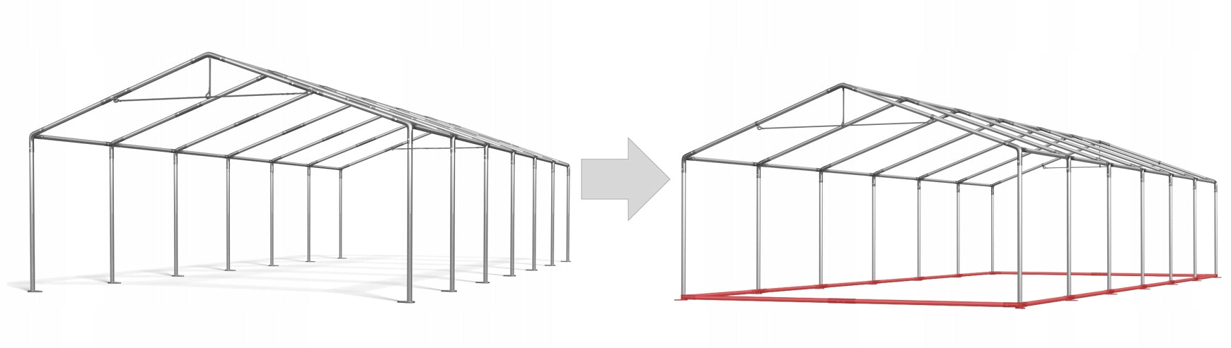 6x12 Tent Reinforcement Baseboard Frame Number of windows none