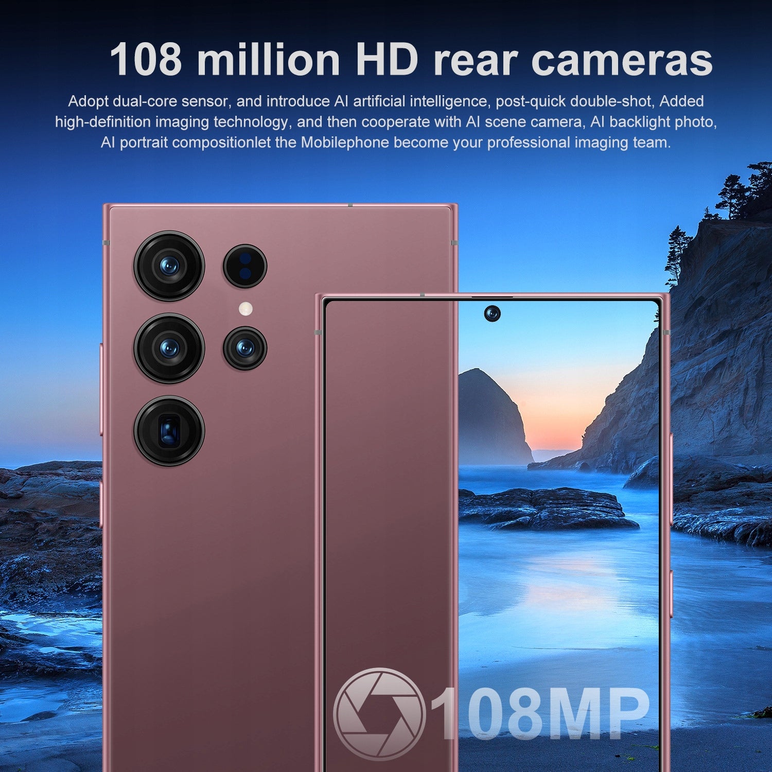 7,3-inch built-in pen smartphone with 16 GB and 1 TB of RAM Brand myPhone