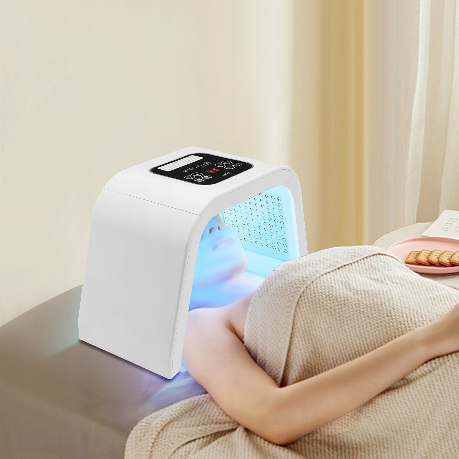 7 Color LED Facial Light Therapy Machine Salon Home Skin Care Equipment Manufacturer code 743169259178