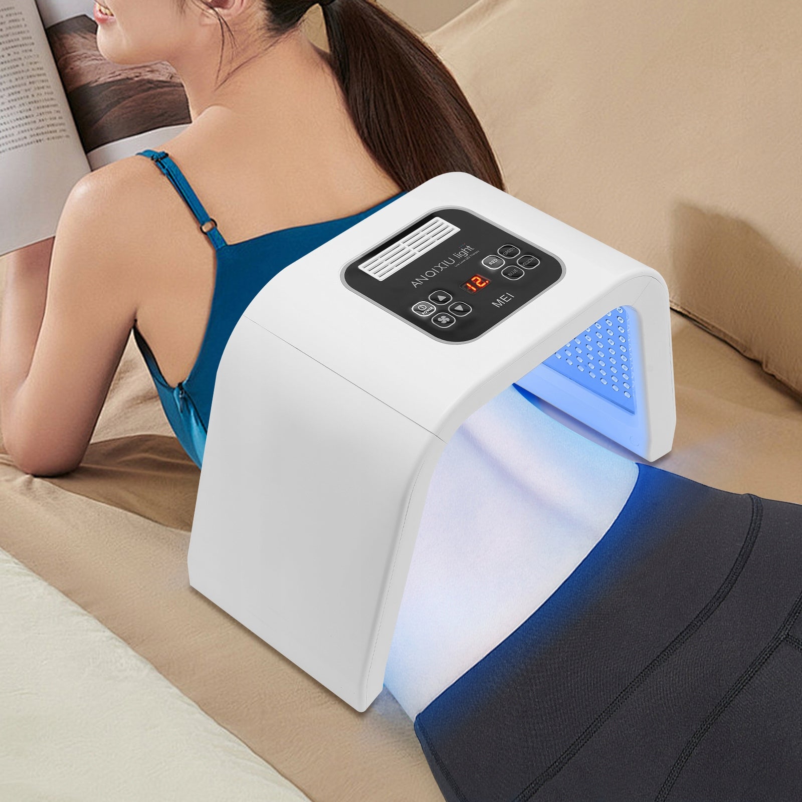 7-Color Spa Beauty Equipment, LED Face Skin Care Light Machine Manufacturer code f0766