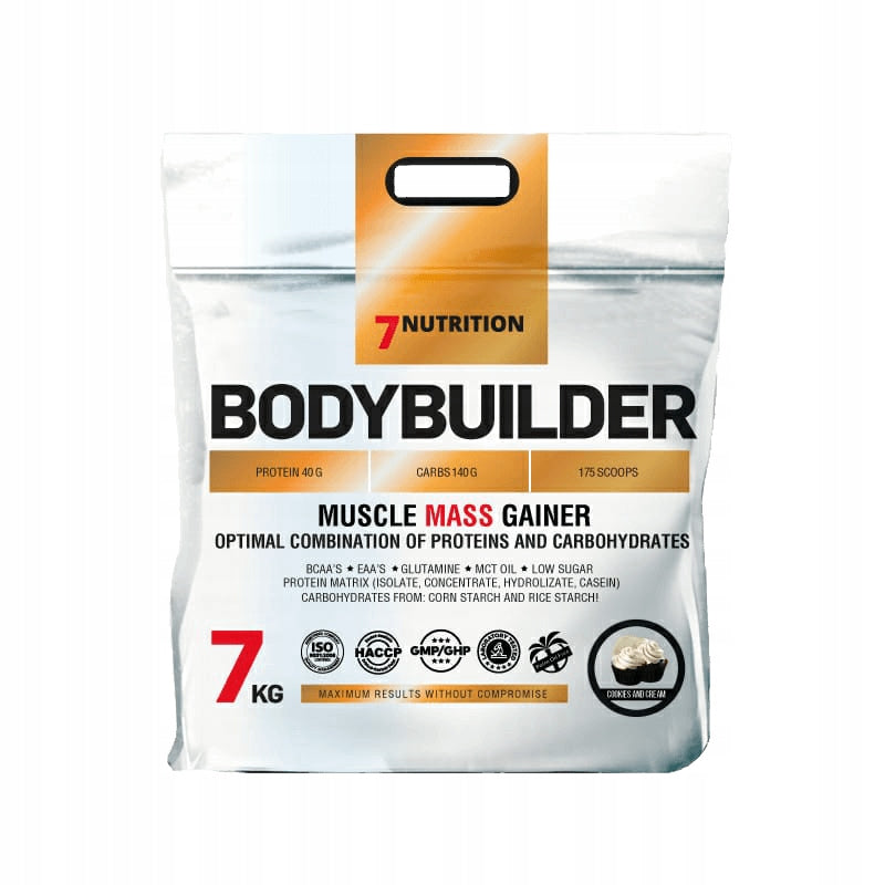 7 NUTRITION BODYBUILDER 7000g - cream cookie Expiration date at least six months from the date of purchase