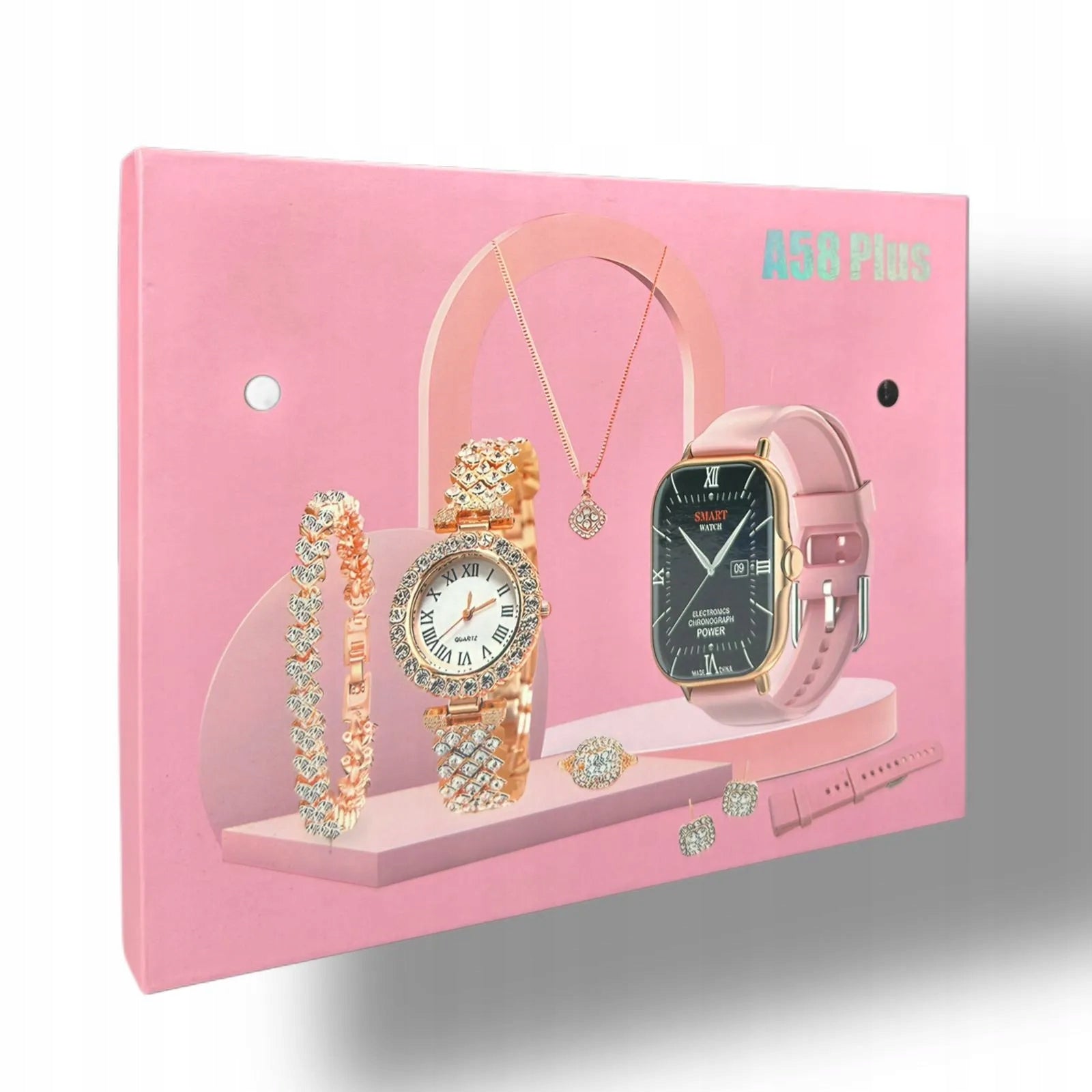 7 in 1 Smartwatch and Jewelry Set A58 Plus Perfect for Gift EAN (GTIN) 0651637490599