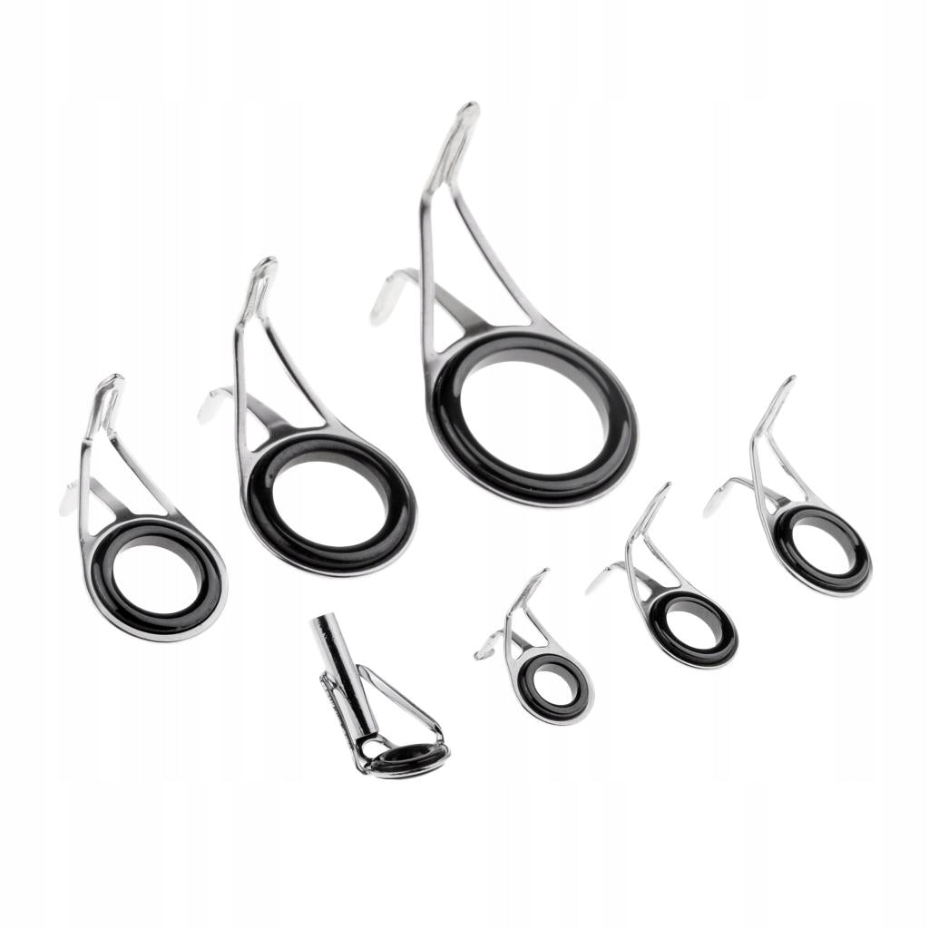 7 piece fishing rod guide fishing rod stainless