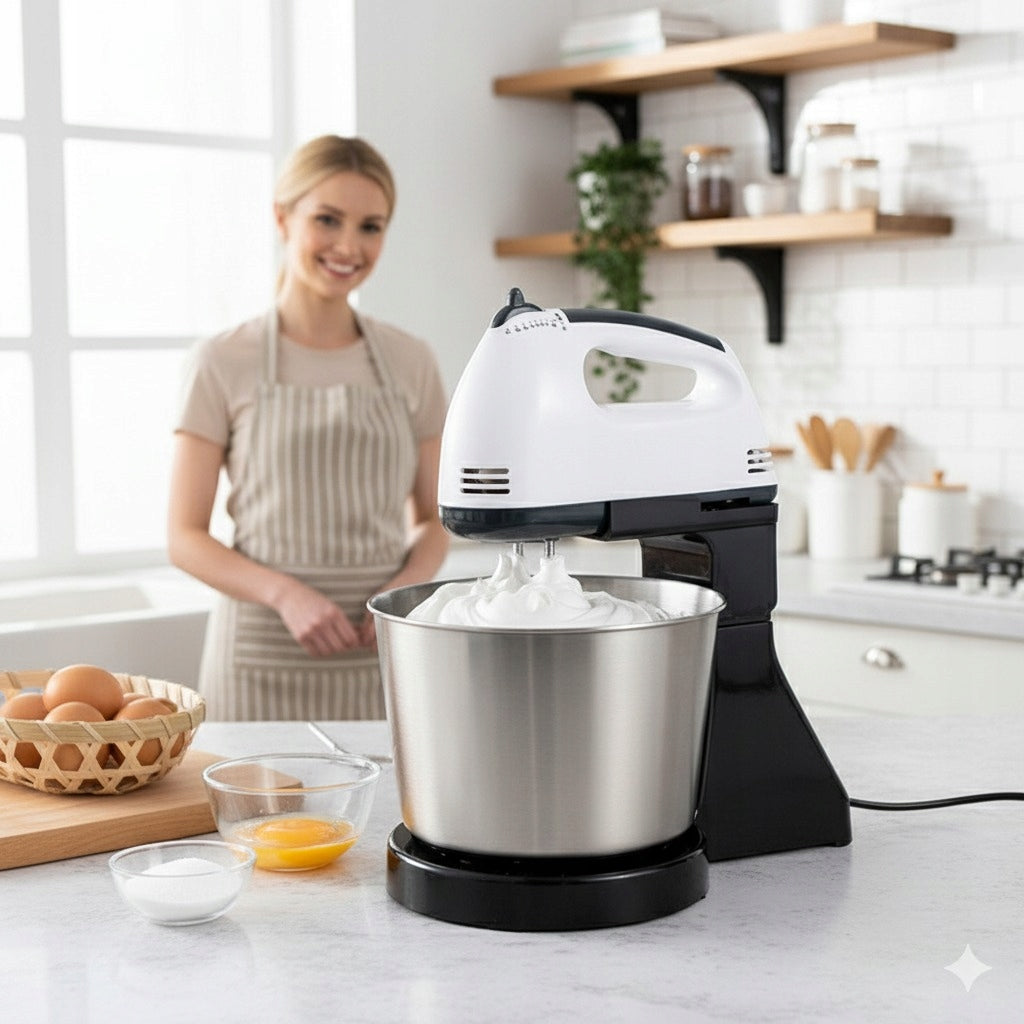 7-speed planetary mixer with 2L bowl – for cakes, creams and pastries strong Manufacturer code HS-MXIB2