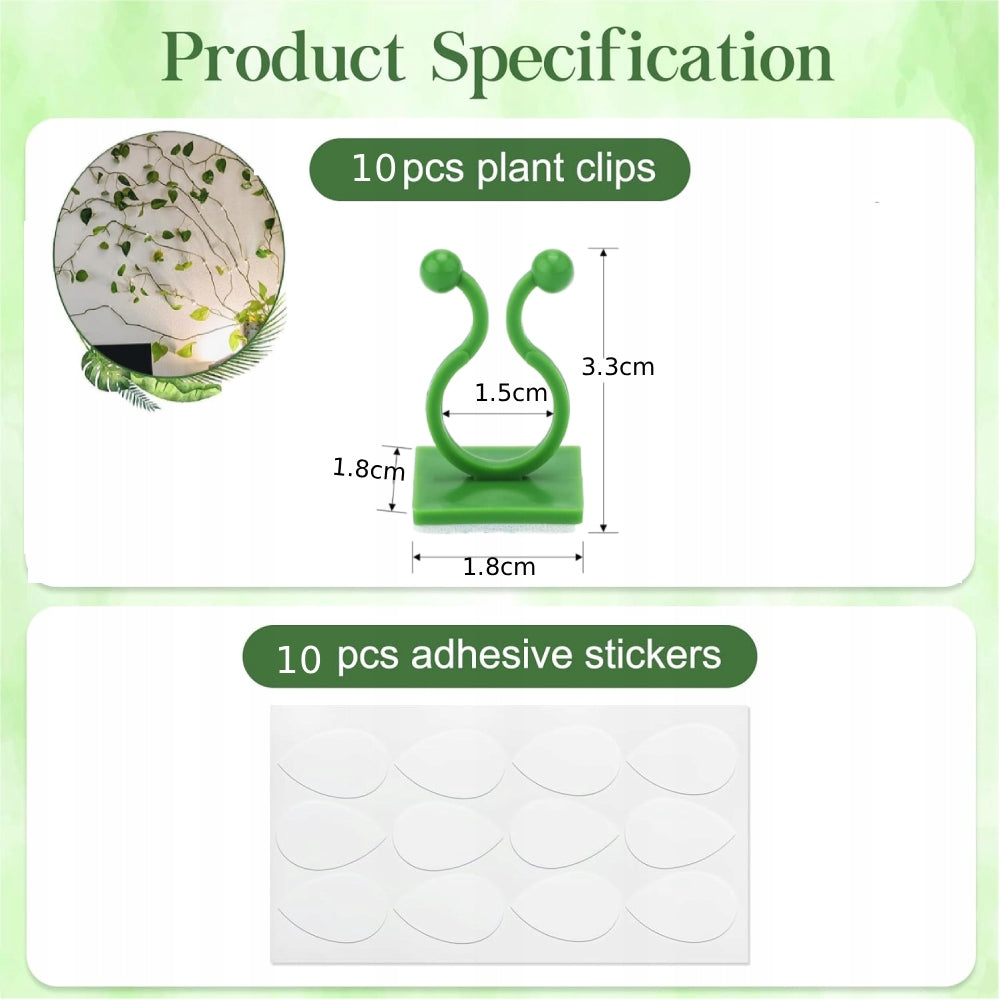 70 Pcs Plant Climbing Wall Fixture Clips, for Fixing Cable and Plant Vine Manufacturer code HMGDZWJ-70