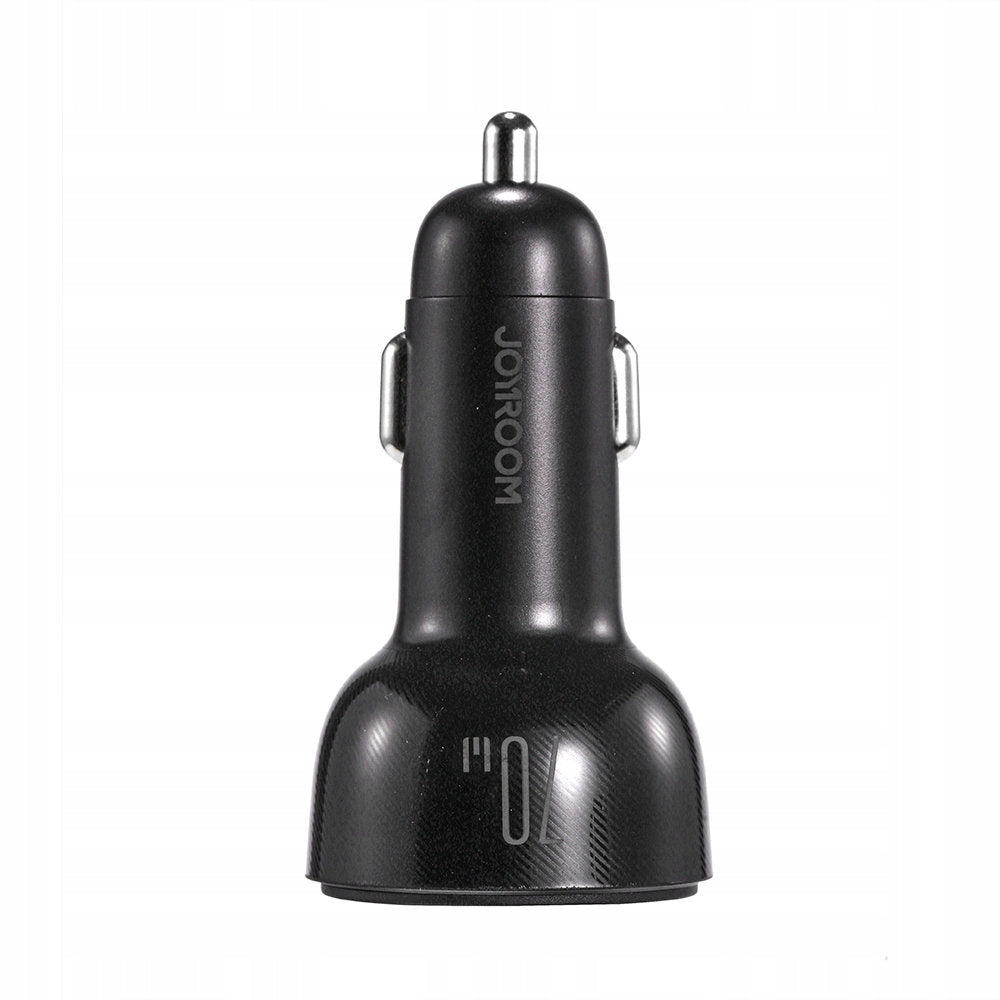 70W 2x USB-C USB-A PD QC Backlit Fast Car Charger, Joyroom Packaging status original