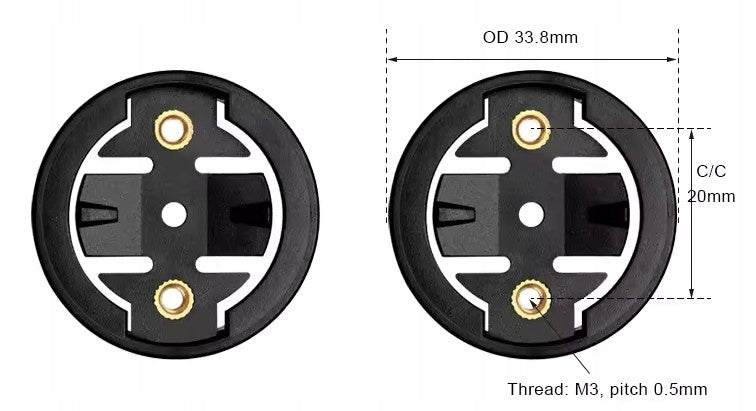 Adapteris GARMIN spidometro laikikliui RIDERACE RN2286