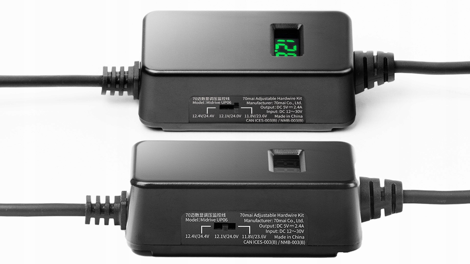 70mai Hardwire Kit UP06 PARKING MODE POWER SUPPLY for Car Cameras Manufacturer code UP06