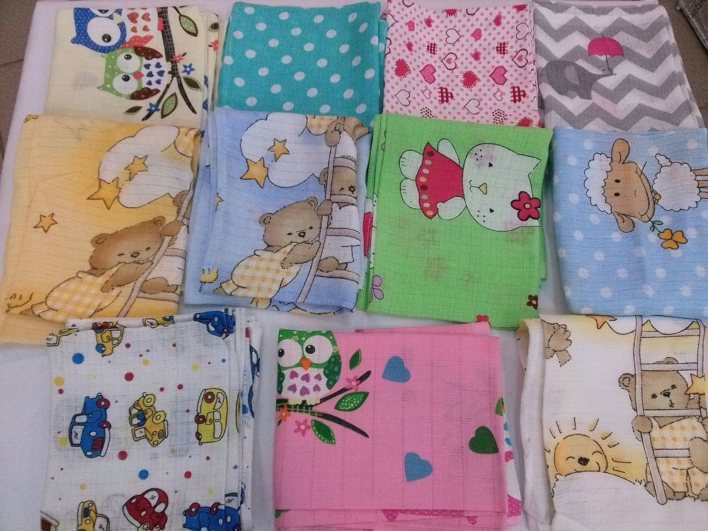 70x80 Printed Colored Tetra Diaper Packaging status original