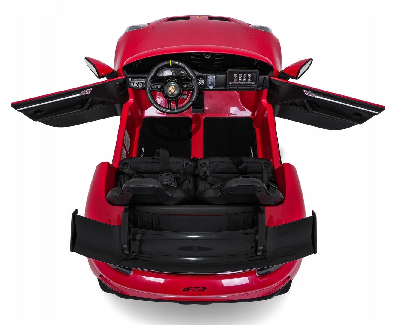PORSCHE 911 GT3 2x280W Velour Seats Battery Car