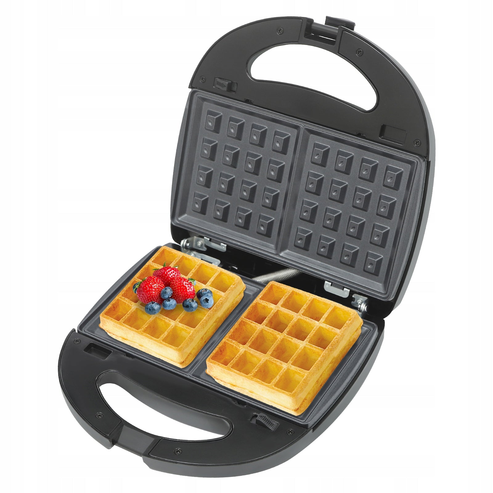 750W WAFFLE MAKER WITH 6 KINDS OF MOLDS FOR MAKING DOUGHNUTS, SANDWICHES, ETC