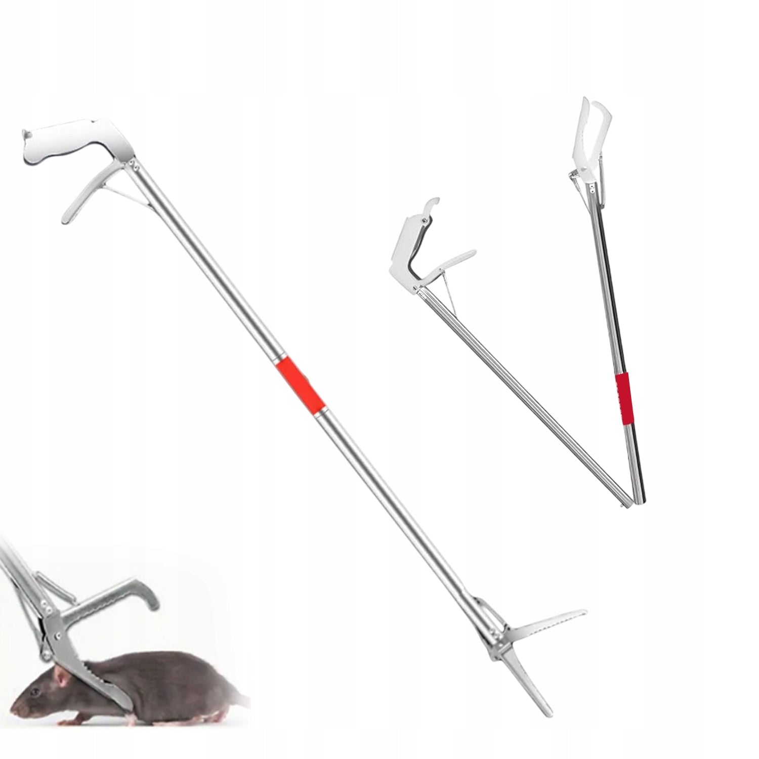 75CM Folding Snake Pliers STAINLESS STEEL GARBAGE CLEANER GRIPPER