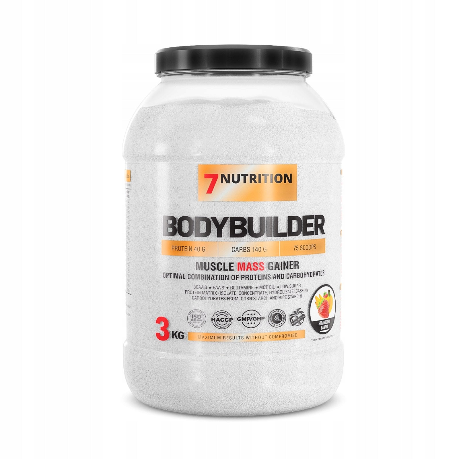 7NUTRITION BODYBUILDER 3KG GAINER CARBS