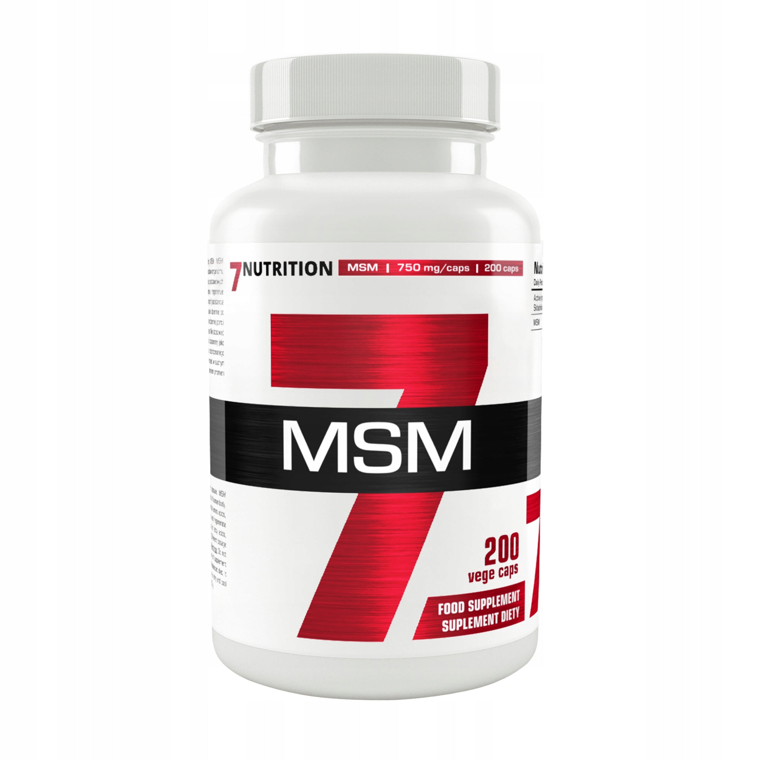 7NUTRITION MSM 750MG 200CAPS HEALTHY AND STRONG JOINTS