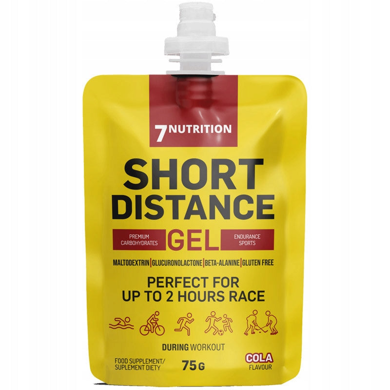 7NUTRITION Short Distance Gel 75g ENERGY GEL FOCUS