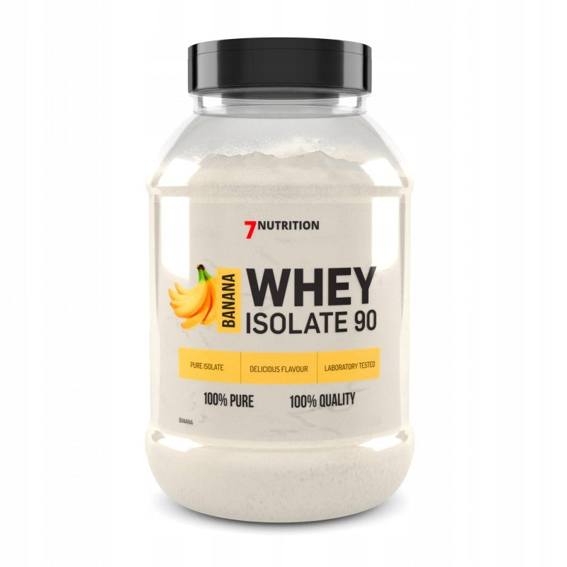 7NUTRITION Whey Isolate 90 2000g Banana Expiration date at least six months from the date of purchase