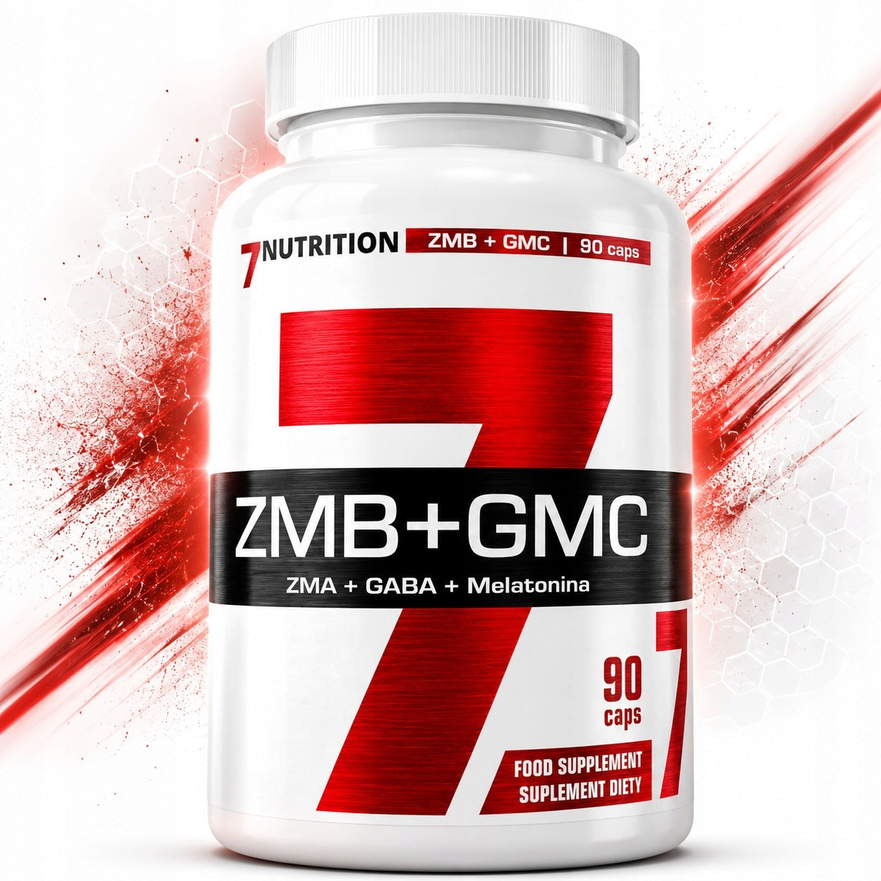 7NUTRITION ZMB + GMC 90caps ZMA GABA MELATONIN ZINC RESISTANCE REGENERATION