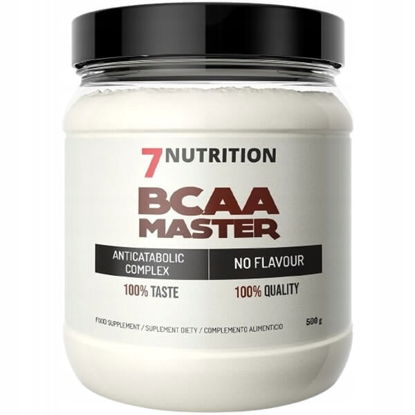 7Nutrition BCAA Master amino acids + citrulline 500g tasteless