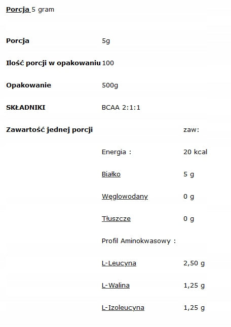 7Nutrition Bcaa 100% 500g Expiration date at least 3 months from the date of purchase
